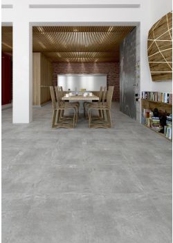 Crea Square Grey Click Luxury Vinyl 